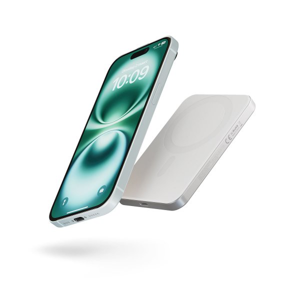 Zens Powerbank Pro 1 Slim 5000 mAh Qi2 MagSafe Hvit
