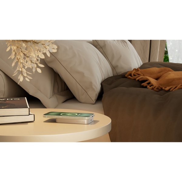 Zens Powerbank Pro 1 Slim 10 000 mAh Qi2 MagSafe Hvit