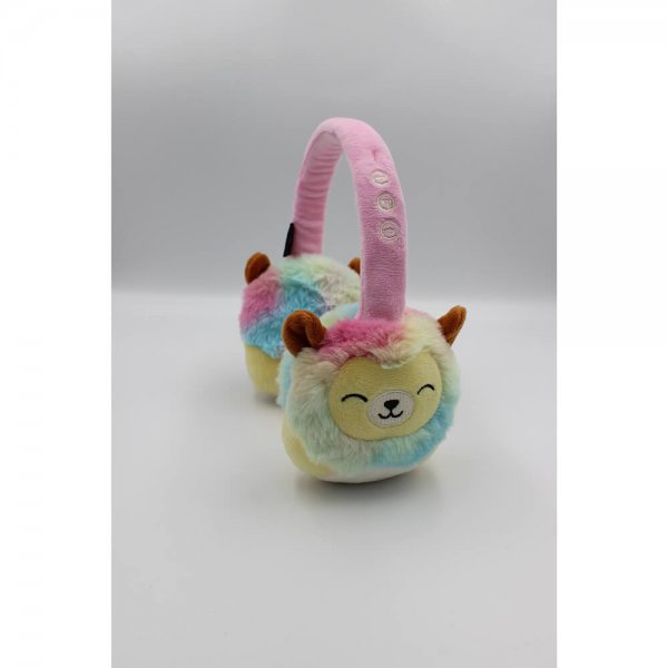 Squishmallows Hodetelefoner Plush Bluetooth Headphones Leonard the Lion