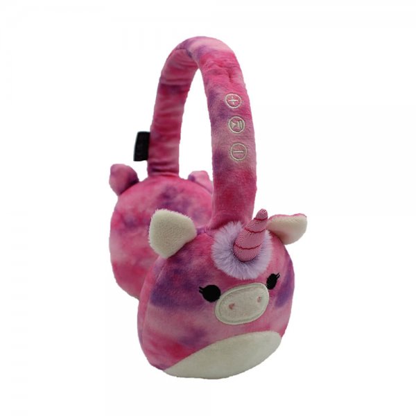 Squishmallows Hodetelefoner Plush Bluetooth Headphones Lola the Unicorn