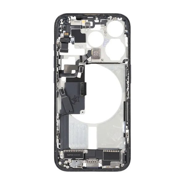 Midtramme med smådeler for iPhone 15 Pro - Blå titan OEM