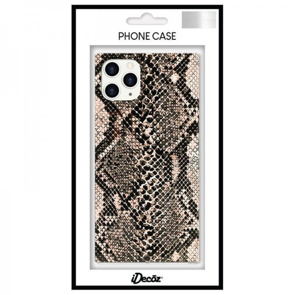 iDecoz iPhone 11 Pro Max Deksel Square Case Python