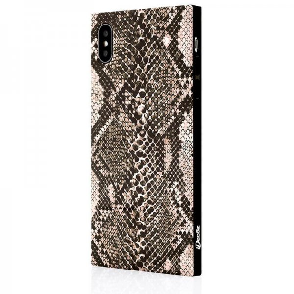 iDecoz iPhone X/Xs Deksel Square Case Python