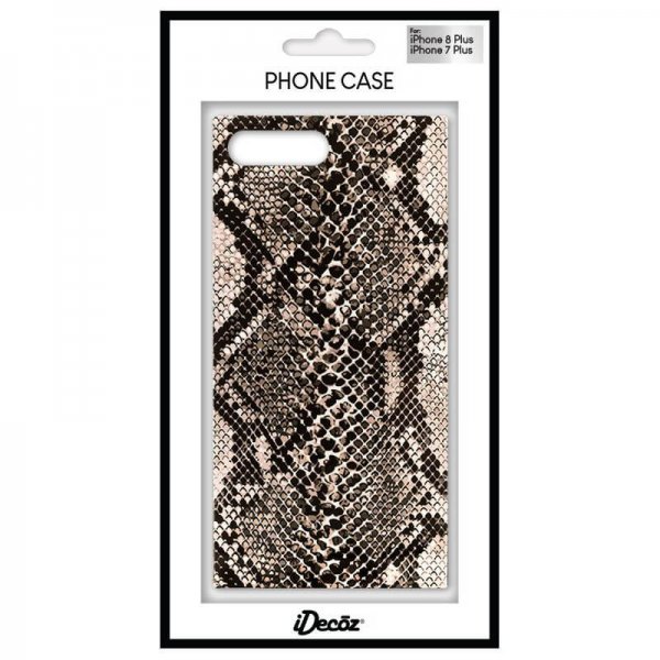 iDecoz iPhone 7 Plus/iPhone 8 Plus Deksel Square Case Python