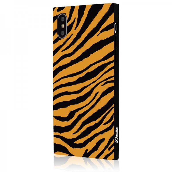 iDecoz iPhone X/Xs Deksel Square Case Tiger