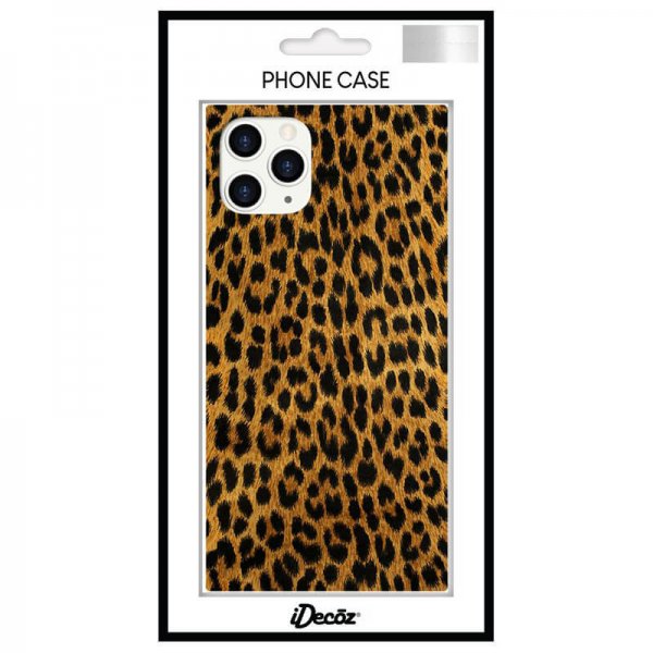 iDecoz iPhone 11 Pro Deksel Square Case Leopard