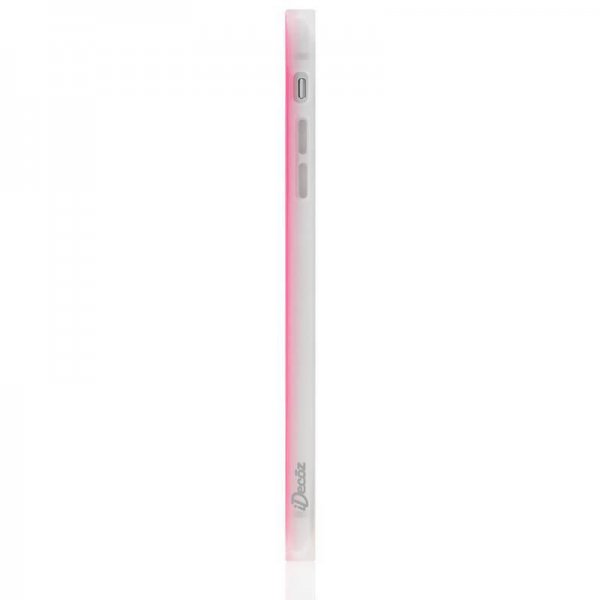 iDecoz iPhone 7 Plus/iPhone 8 Plus Deksel Square Case Neon Rosa