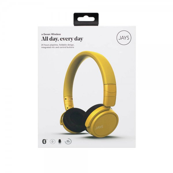 Jays Hodetelefoner x-Seven Trådlös On-Ear Gul