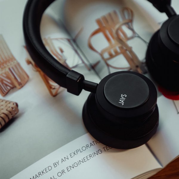 Jays Hodetelefoner q-Seven Combo Wireless ANC On-Ear Svart