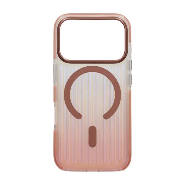 iPhone 17 Pro Max Deksel Korrugerte MagSafe Rosegull