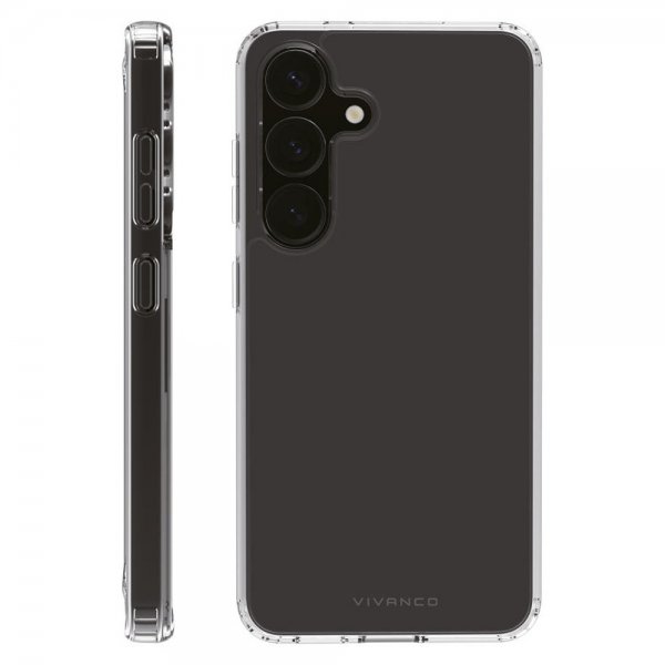 Vivanco Samsung Galaxy S25 Deksel Crystal Clear Transparent