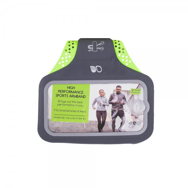 Gear Sportarmbånd Premium Small 5" Grå/Gul