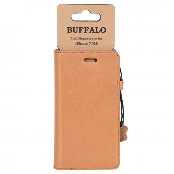 Buffalo iPhone 6/6S Etui 2in1 Magnet Case Cognac