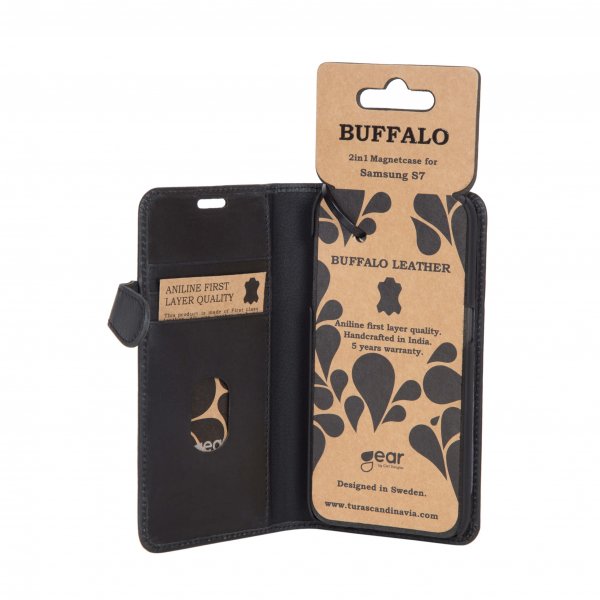Buffalo Samsung Galaxy S7 Etui 2in1 Magnet Case Svart