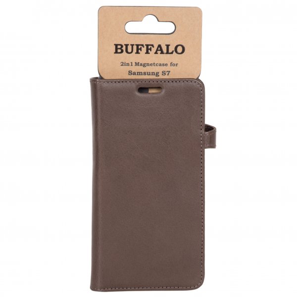 Buffalo Samsung Galaxy S7 Etui 2in1 Magnet Case Brun