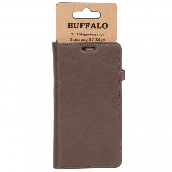 Buffalo Samsung Galaxy S7 Edge Etui 2in1 Magnet Case Brun