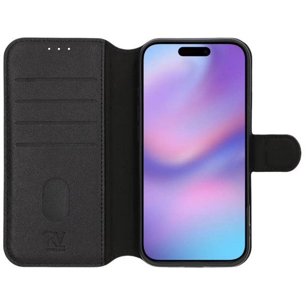 Rvelon iPhone Air Etui Ekte Skinn Svart