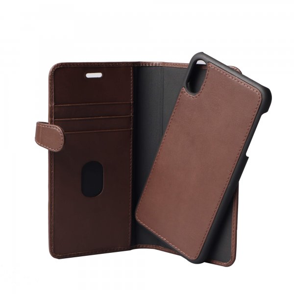 Buffalo iPhone Xs Max Etui 2in1 Magnet Case Brun