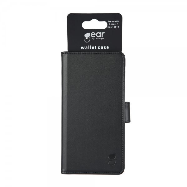 Gear Huawei P Smart 2019 Etui 3 Kortlomme Svart