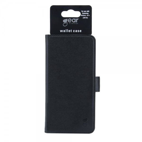 Gear Samsung Galaxy J4 Plus Etui 3 Kortlomme Svart