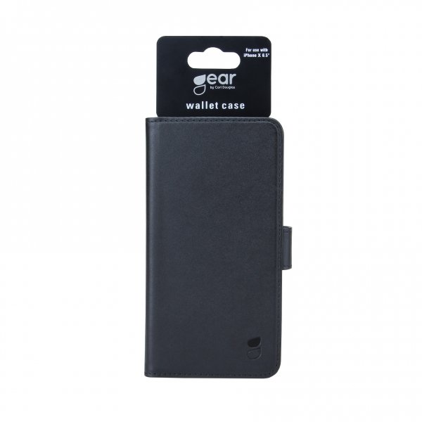 Gear iPhone Xs Max Etui 3 Kortlomme Svart