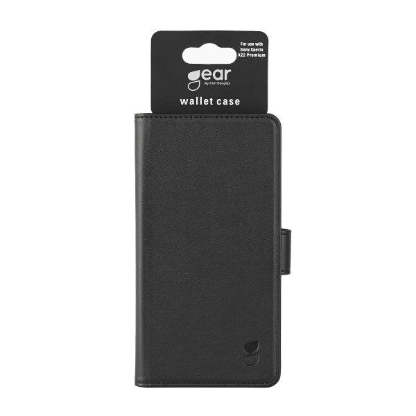 Gear Sony Xperia XZ2 Premium Etui 3 Kortlomme Svart