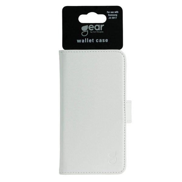 Gear Samsung Galaxy J3 2017 Etui 3 Kortlomme Hvit