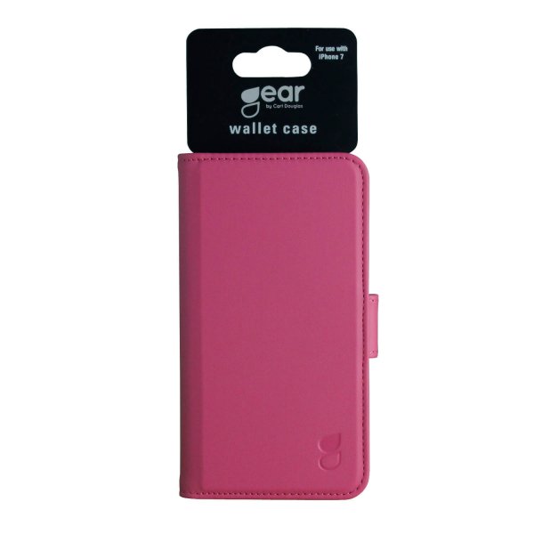 Gear iPhone 6/6S Plus/iPhone 7 Plus/iPhone 8 Plus Etui 3 Kortlomme Rosa