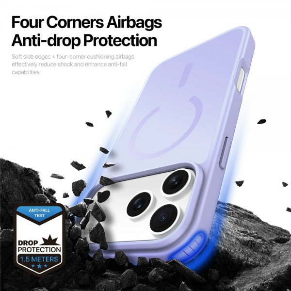 Dux Ducis iPhone 17 Pro Deksel Yind Series MagSafe Lilla