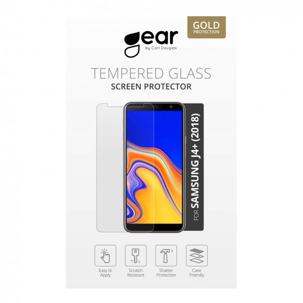 Gear Samsung Galaxy J4 Plus Skjermbeskytter 2.5D