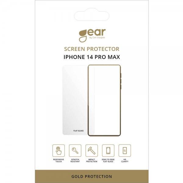 Gear iPhone 14 Pro Max Skjermbeskytter 2.5D