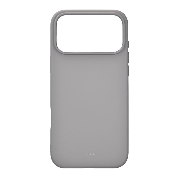 Onsala iPhone 17 Pro Max Deksel Silicone Touch Concrete