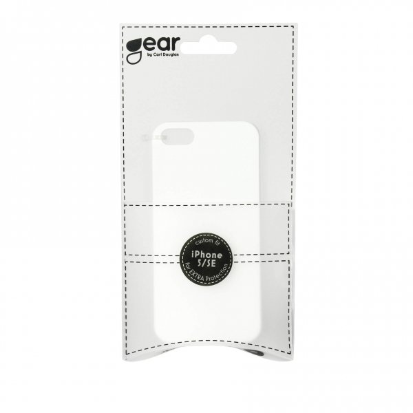 Gear iPhone 5/5S/SE 2016 Deksel Hardplast Hvit