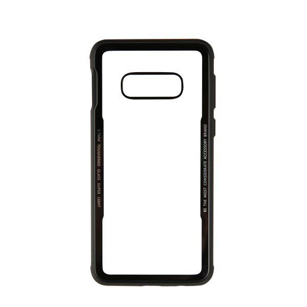 Gear Samsung Galaxy S10E Deksel Herdet glass Klar Svart
