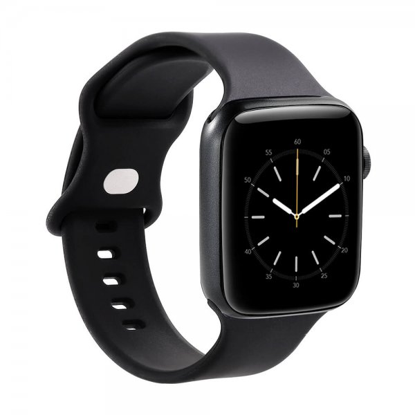 Gear Watch 42mm/Watch 44mm/Watch 45mm/Watch Ultra Armbånd Silikon Svart