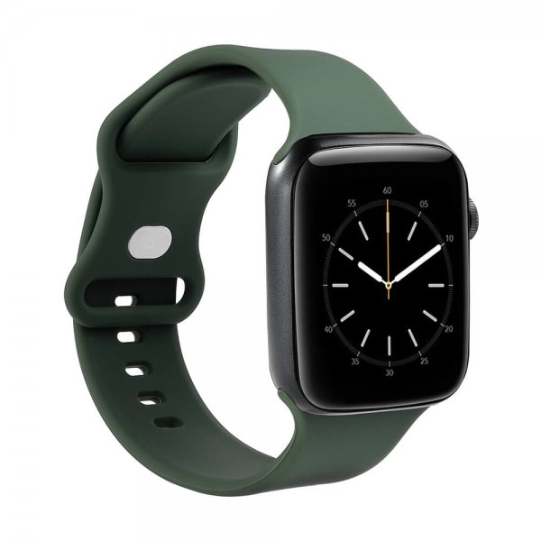 Gear Watch 42mm/Watch 44mm/Watch 45mm/Watch Ultra Armbånd Silikon Olivgrön