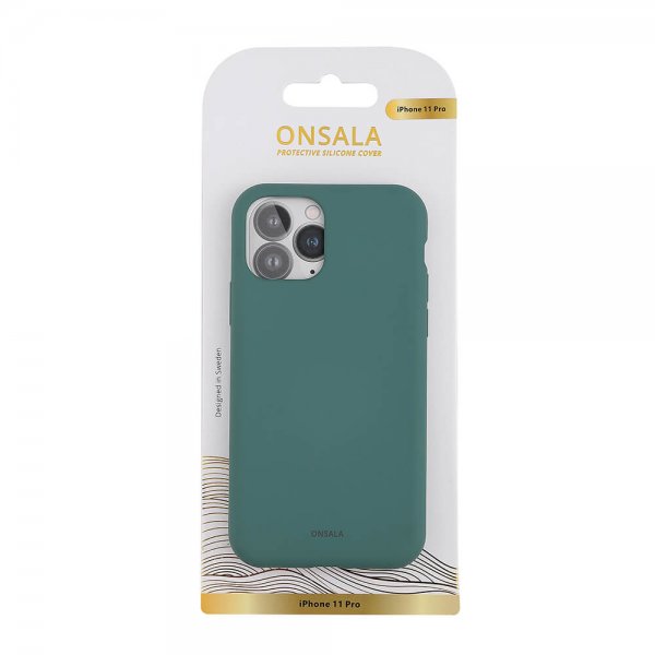 Onsala iPhone 11 Pro Deksel Silikon Pine Green