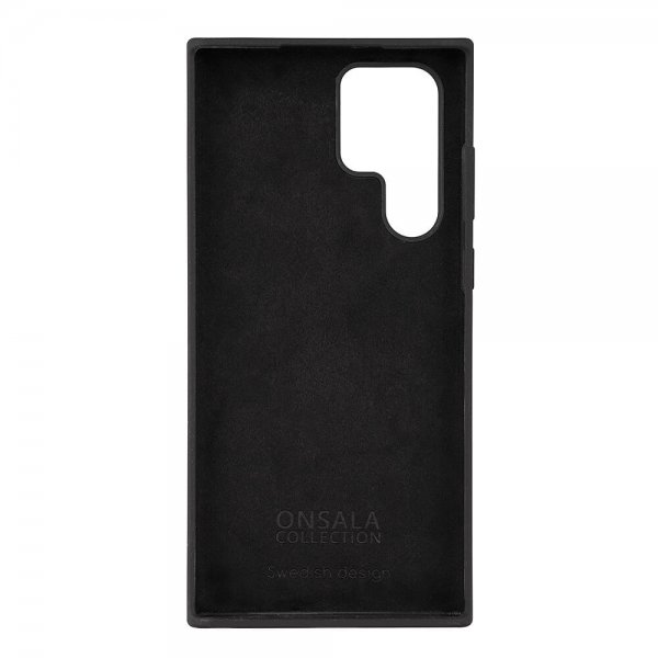 Onsala Samsung Galaxy S22 Ultra Deksel Silikon Svart