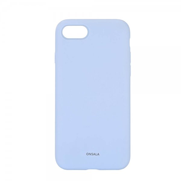 Onsala iPhone 6/6S/ 7/8/SE Deksel Silikon Light Blue