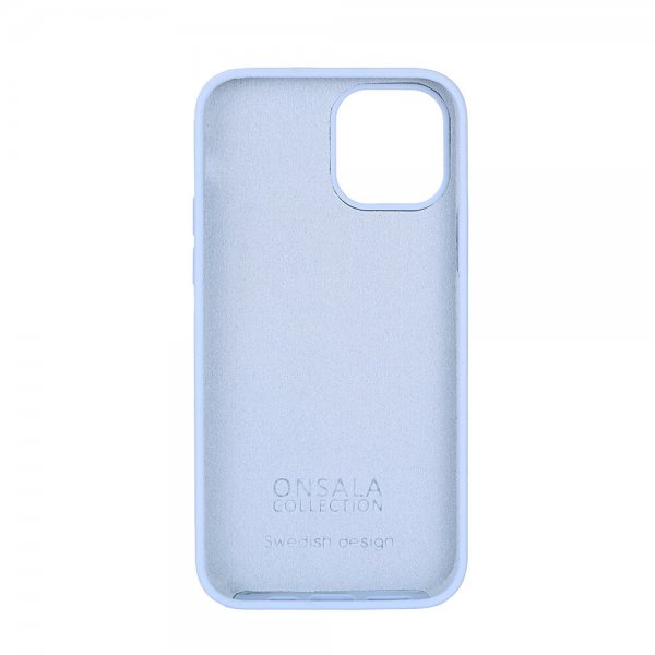 Onsala iPhone 12/iPhone 12 Pro Deksel Silikon Light Blue