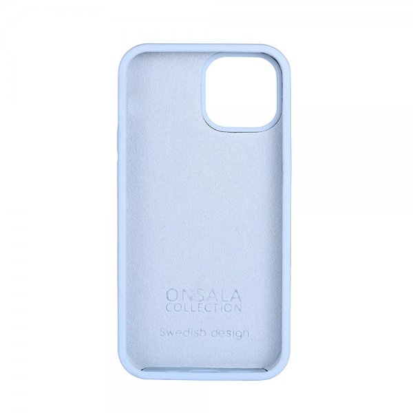 Onsala iPhone 13 Mini Deksel Silikon Light Blue