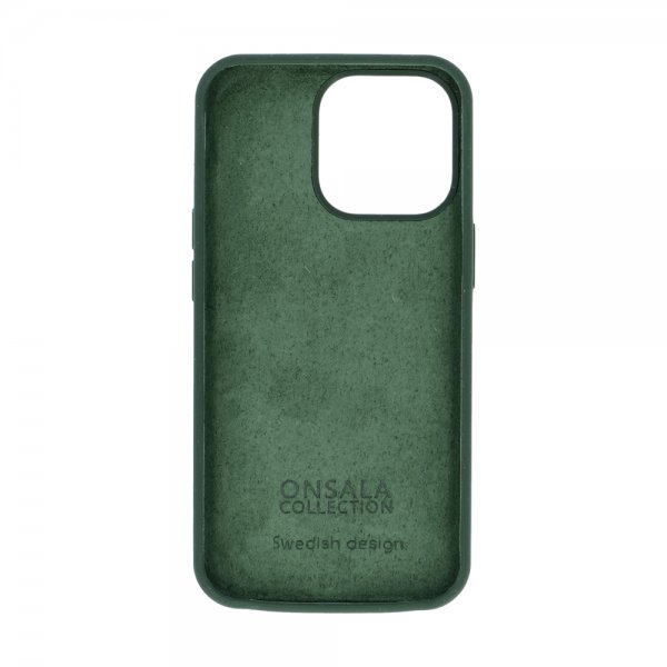 Onsala iPhone 13 Pro Deksel Silikon Olive Green