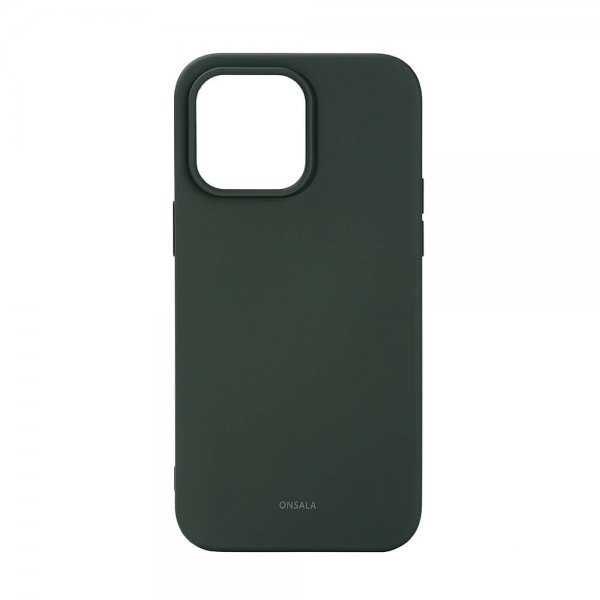 Onsala iPhone 14 Pro Max Deksel Silikon Olive Green