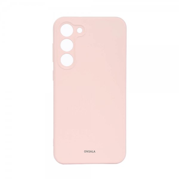 Onsala Samsung Galaxy S23 Plus Deksel Silikon Chalk Pink