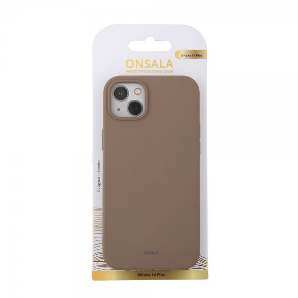 Onsala iPhone 14 Plus Deksel Silikon Summer Sand