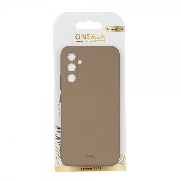 Onsala Samsung Galaxy A34 5G Deksel Silikon Summer Sand