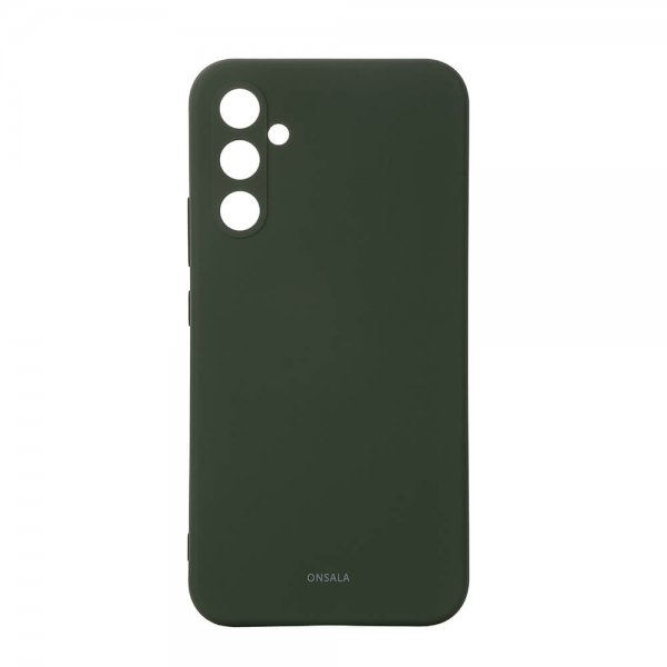 Onsala Samsung Galaxy A34 5G Deksel Silikon Dark Green