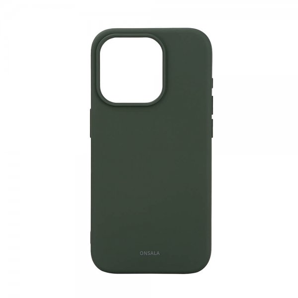 Onsala iPhone 15 Pro Deksel Silicone Touch MagSeries Olive Green