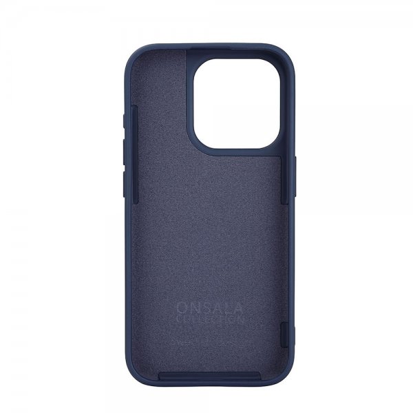 Onsala iPhone 15 Pro Deksel Silicone Touch MagSeries Mørkeblå