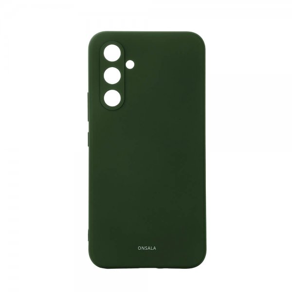 Onsala Samsung Galaxy A55 Deksel Silicone Touch Olive Green